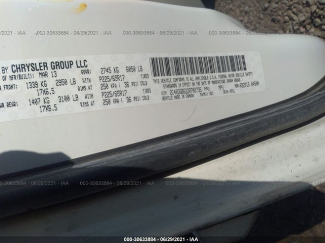 Photo 8 VIN: 2C4RDGBG2DR702735 - DODGE GRAND CARAVAN 