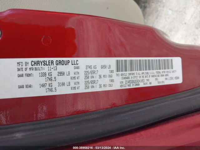 Photo 8 VIN: 2C4RDGBG2ER241053 - DODGE GRAND CARAVAN 