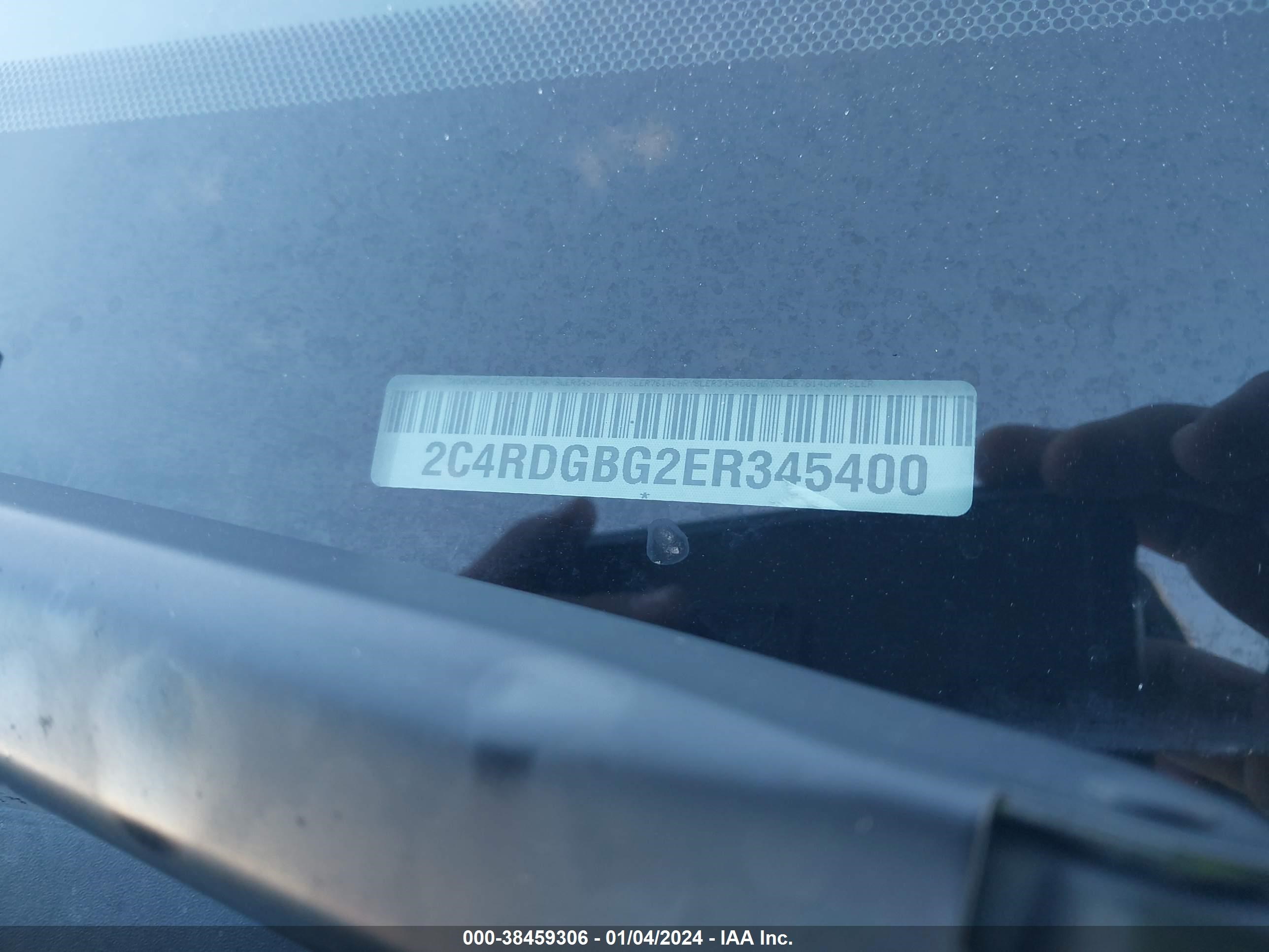 Photo 8 VIN: 2C4RDGBG2ER345400 - DODGE CARAVAN 