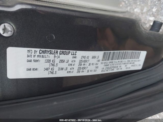 Photo 8 VIN: 2C4RDGBG2FR549180 - DODGE GRAND CARAVAN 