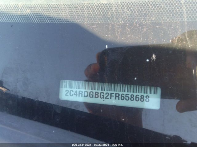 Photo 8 VIN: 2C4RDGBG2FR658688 - DODGE GRAND CARAVAN 