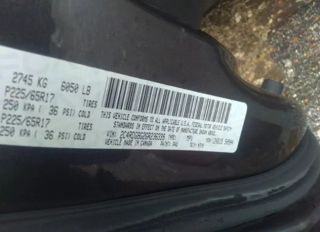 Photo 8 VIN: 2C4RDGBG2GR236339 - DODGE GRAND CARAVAN 