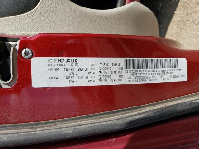 Photo 12 VIN: 2C4RDGBG2GR256154 - DODGE GRAND CARA 