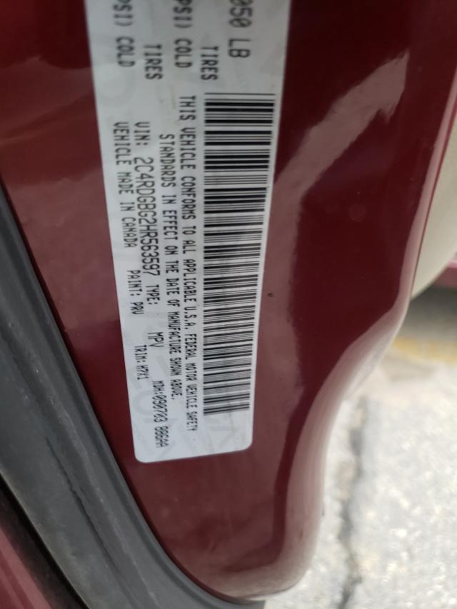 Photo 9 VIN: 2C4RDGBG2HR563597 - DODGE GRAND CARA 