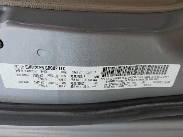 Photo 12 VIN: 2C4RDGBG3DR761227 - DODGE CARAVAN 