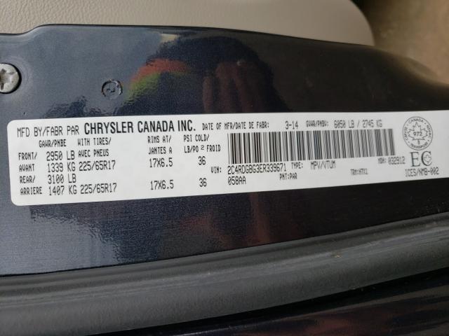 Photo 9 VIN: 2C4RDGBG3ER339671 - DODGE GRAND CARA 