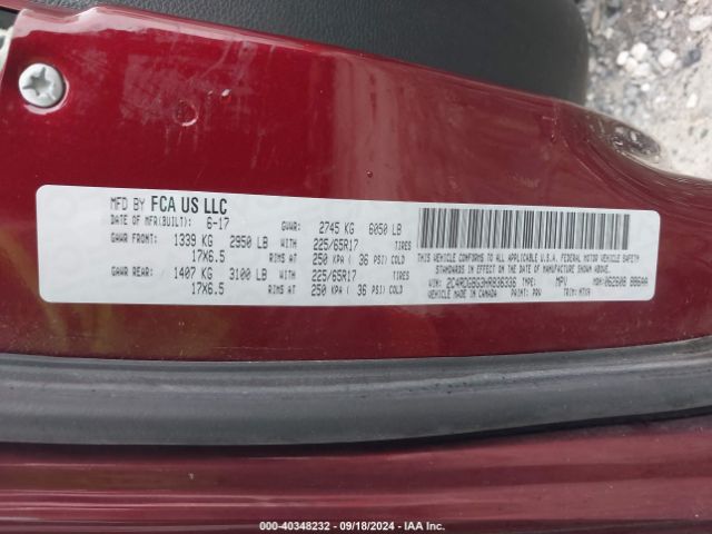 Photo 8 VIN: 2C4RDGBG3HR836336 - DODGE GRAND CARAVAN 