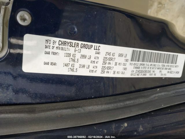 Photo 8 VIN: 2C4RDGBG4DR819345 - DODGE GRAND CARAVAN 