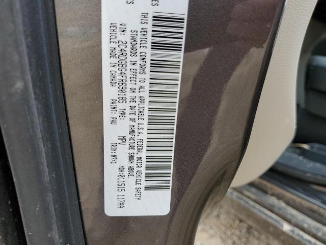 Photo 12 VIN: 2C4RDGBG4FR690185 - DODGE CARAVAN 