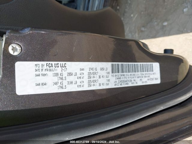 Photo 8 VIN: 2C4RDGBG4HR701284 - DODGE GRAND CARAVAN 