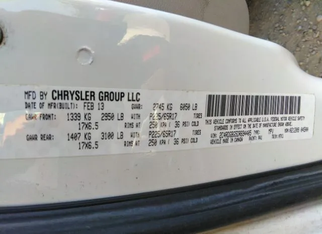 Photo 8 VIN: 2C4RDGBG5DR694405 - DODGE GRAND CARAVAN 