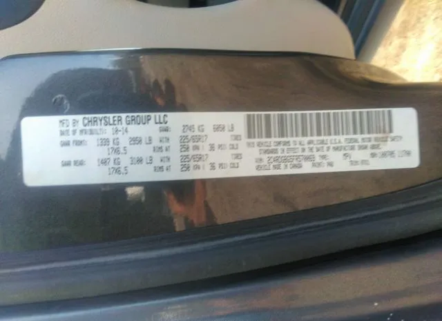 Photo 8 VIN: 2C4RDGBG5FR570069 - DODGE GRAND CARAVAN 