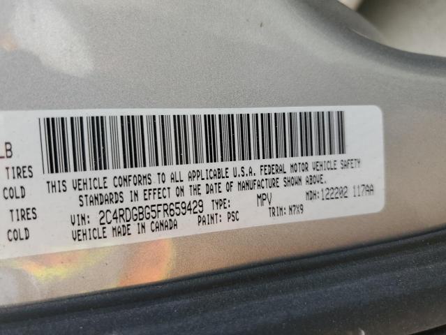 Photo 12 VIN: 2C4RDGBG5FR659429 - DODGE GRAND CARA 