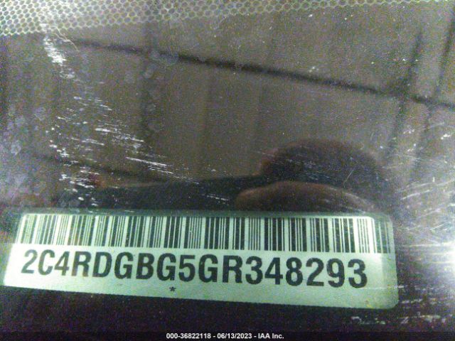 Photo 8 VIN: 2C4RDGBG5GR348293 - DODGE GRAND CARA 