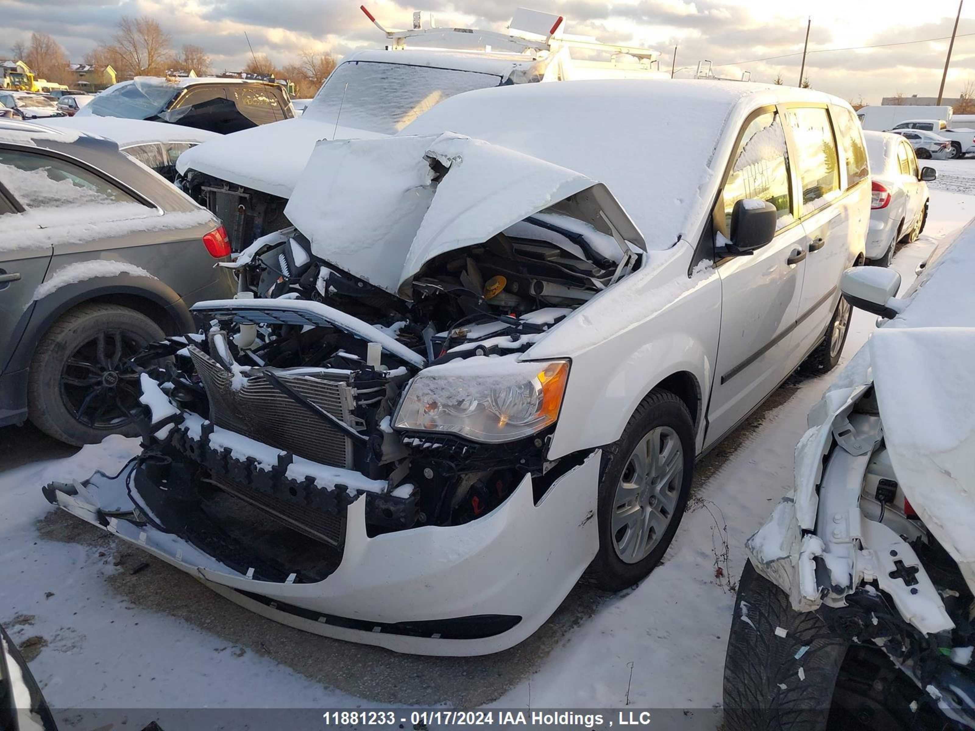 Photo 1 VIN: 2C4RDGBG5HR595007 - DODGE CARAVAN 