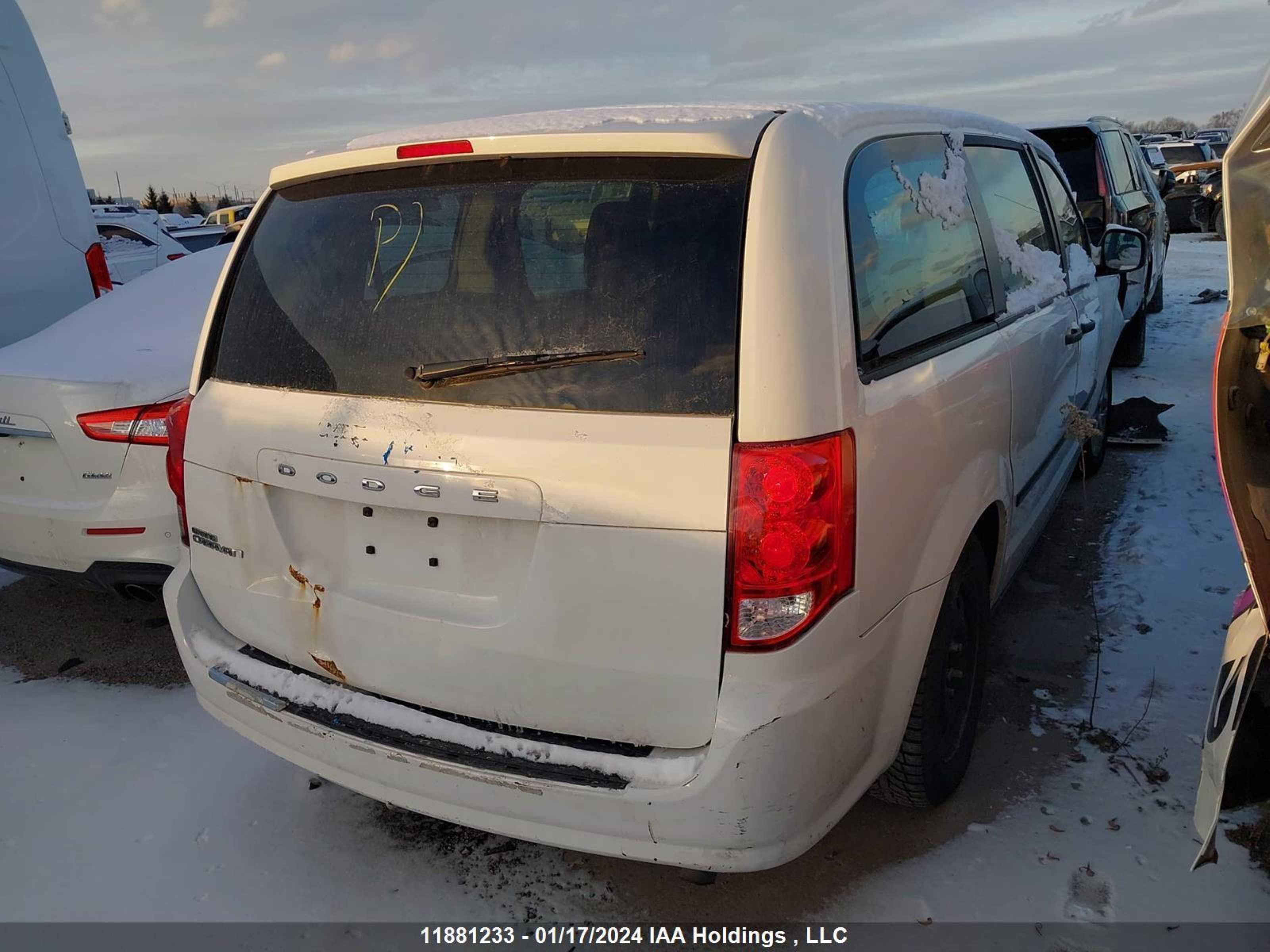 Photo 3 VIN: 2C4RDGBG5HR595007 - DODGE CARAVAN 