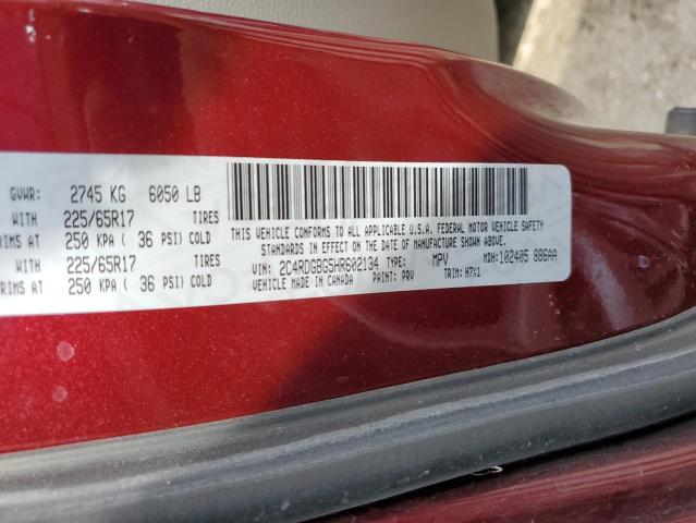 Photo 12 VIN: 2C4RDGBG5HR602134 - DODGE GRAND CARA 