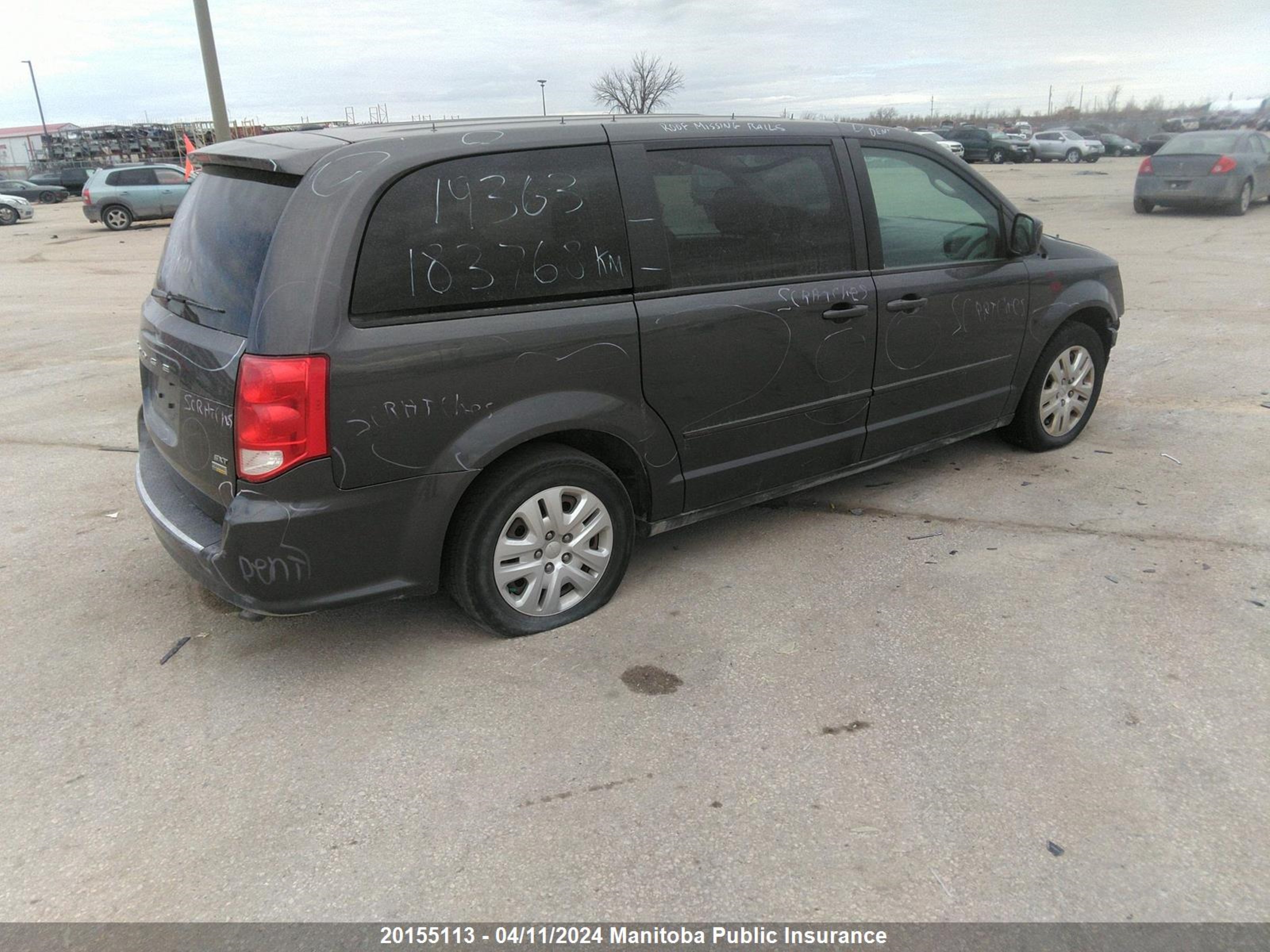 Photo 3 VIN: 2C4RDGBG5HR753975 - DODGE CARAVAN 