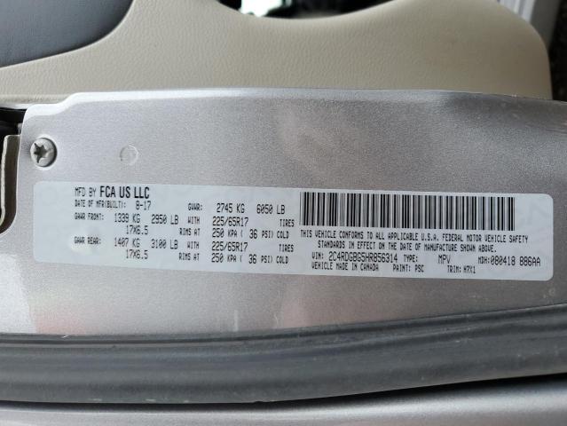 Photo 12 VIN: 2C4RDGBG5HR856314 - DODGE GRAND CARA 