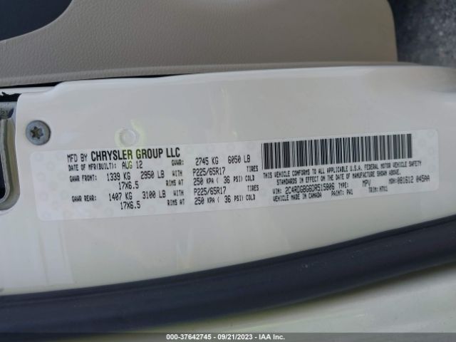 Photo 8 VIN: 2C4RDGBG6DR515806 - DODGE GRAND CARAVAN 