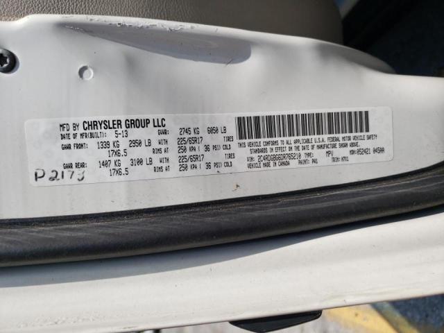 Photo 13 VIN: 2C4RDGBG6DR765210 - DODGE GRAND CARA 