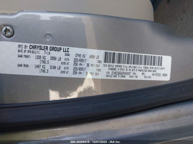 Photo 8 VIN: 2C4RDGBG6ER452837 - DODGE GRAND CARAVAN 