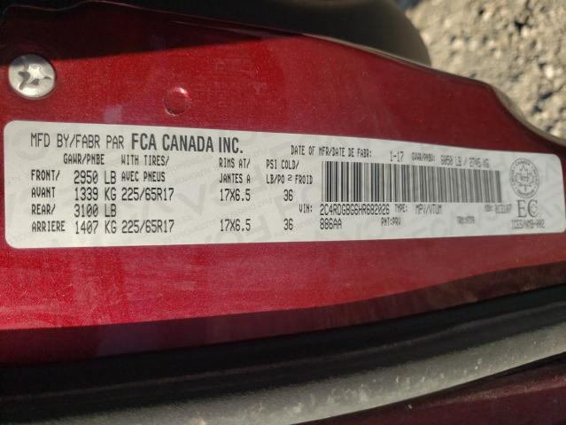 Photo 9 VIN: 2C4RDGBG6HR682026 - DODGE GRAND CARA 