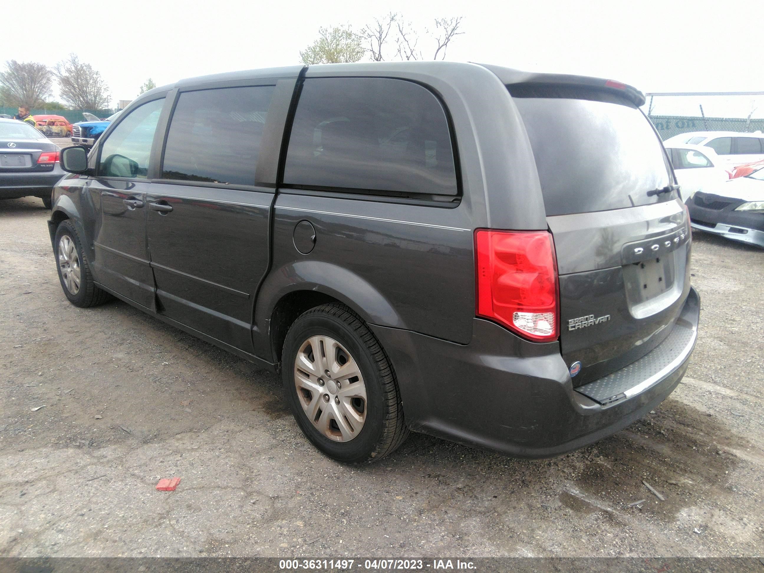 Photo 2 VIN: 2C4RDGBG6HR855351 - DODGE CARAVAN 