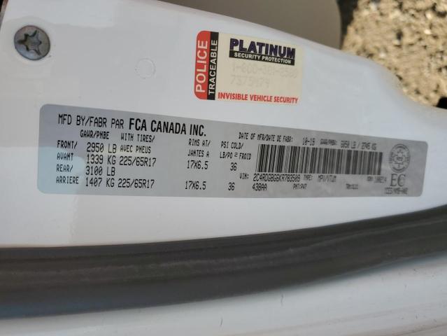 Photo 13 VIN: 2C4RDGBG6KR783509 - DODGE GRAND CARA 