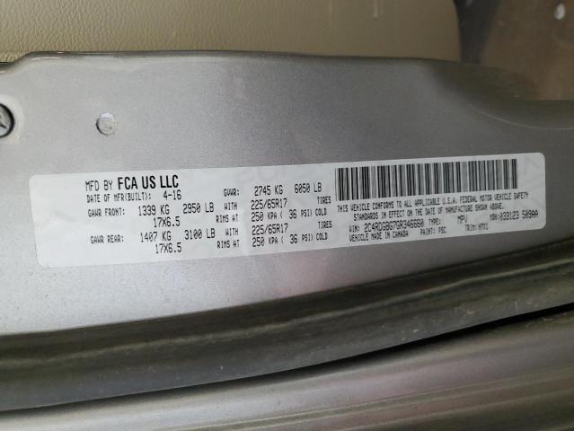 Photo 12 VIN: 2C4RDGBG7GR346660 - DODGE GRAND CARA 