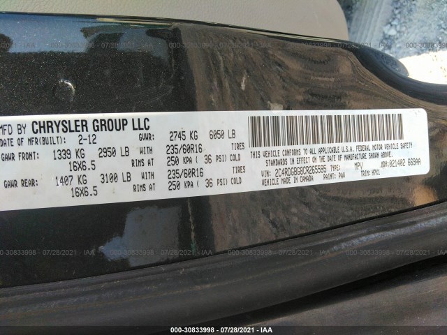 Photo 8 VIN: 2C4RDGBG8CR265595 - DODGE GRAND CARAVAN 