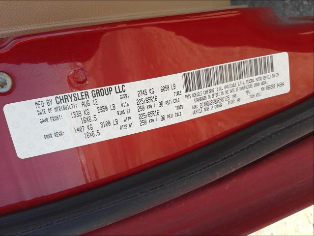 Photo 9 VIN: 2C4RDGBG8DR507125 - DODGE GRAND CARA 