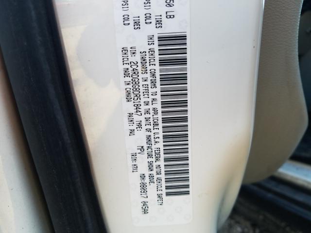 Photo 9 VIN: 2C4RDGBG8DR518447 - DODGE GRAND CARA 