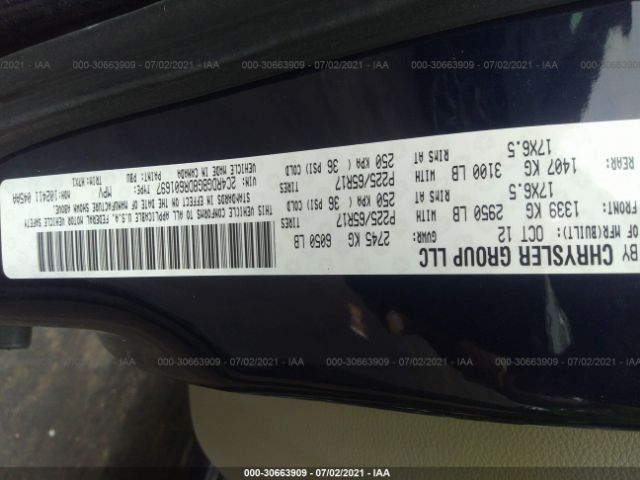 Photo 8 VIN: 2C4RDGBG8DR601697 - DODGE GRAND CARAVAN 