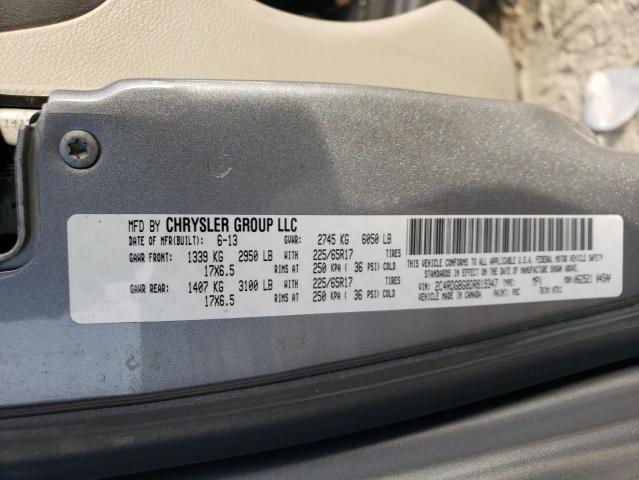 Photo 12 VIN: 2C4RDGBG8DR819347 - DODGE GRAND CARA 