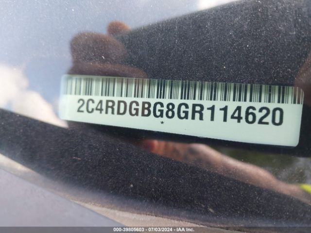 Photo 8 VIN: 2C4RDGBG8GR114620 - DODGE GRAND CARAVAN 