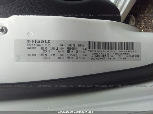 Photo 8 VIN: 2C4RDGBG8GR171786 - DODGE GRAND CARAVAN 