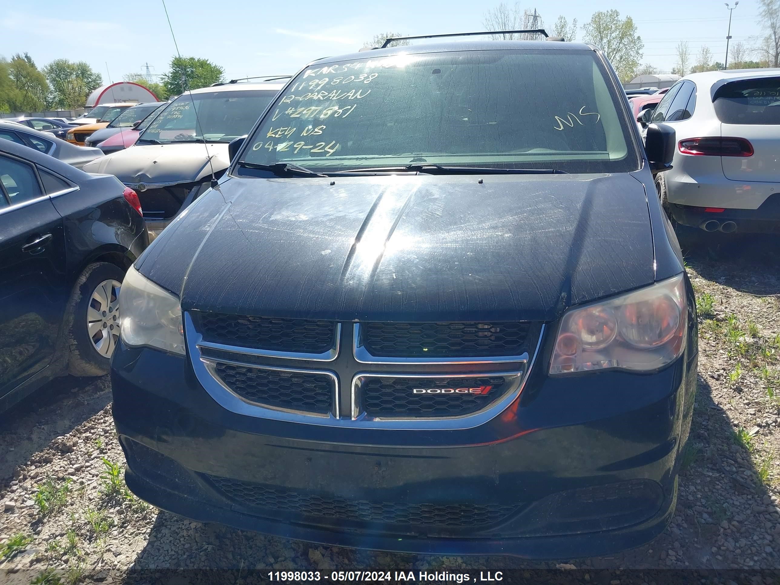 Photo 14 VIN: 2C4RDGBG9CR297861 - DODGE CARAVAN 