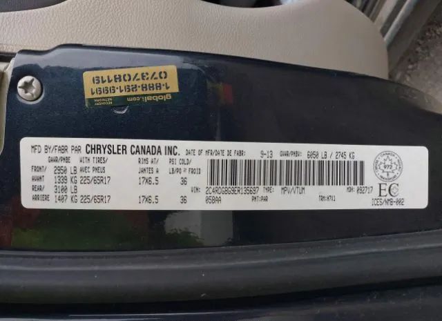 Photo 8 VIN: 2C4RDGBG9ER135697 - DODGE GRAND CARAVAN 