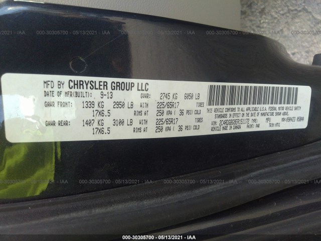 Photo 8 VIN: 2C4RDGBG9ER151172 - DODGE GRAND CARAVAN 