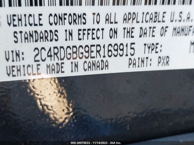 Photo 8 VIN: 2C4RDGBG9ER169915 - DODGE GRAND CARAVAN 