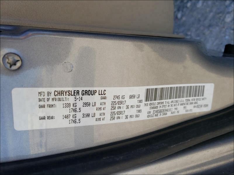 Photo 9 VIN: 2C4RDGBG9ER401011 - DODGE GRAND CARA 