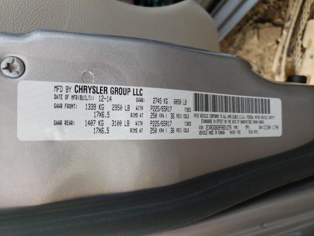 Photo 9 VIN: 2C4RDGBG9FR651270 - DODGE GRAND CARA 