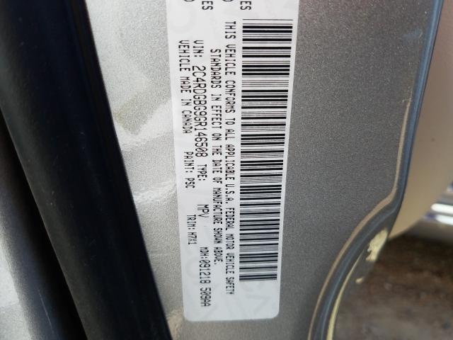 Photo 9 VIN: 2C4RDGBG9GR146508 - DODGE GRAND CARA 