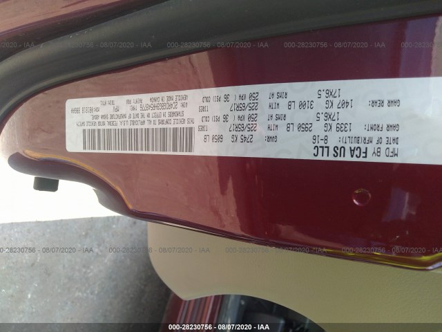 Photo 8 VIN: 2C4RDGBG9HR549776 - DODGE GRAND CARAVAN 