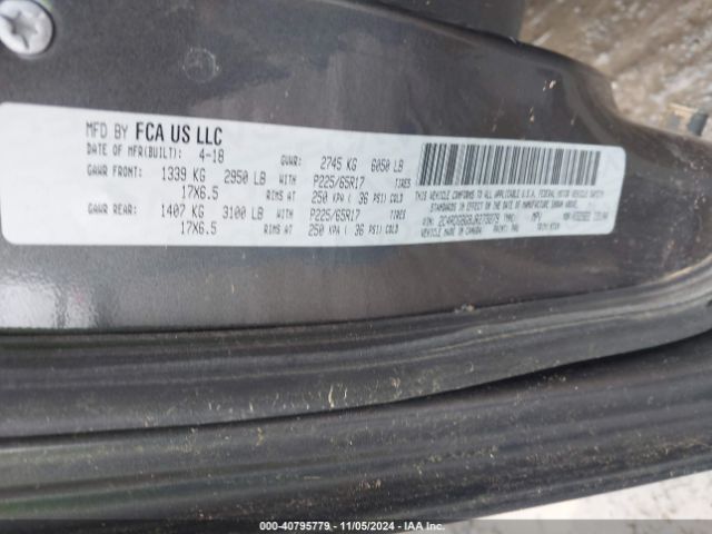 Photo 8 VIN: 2C4RDGBG9JR273279 - DODGE GRAND CARAVAN 