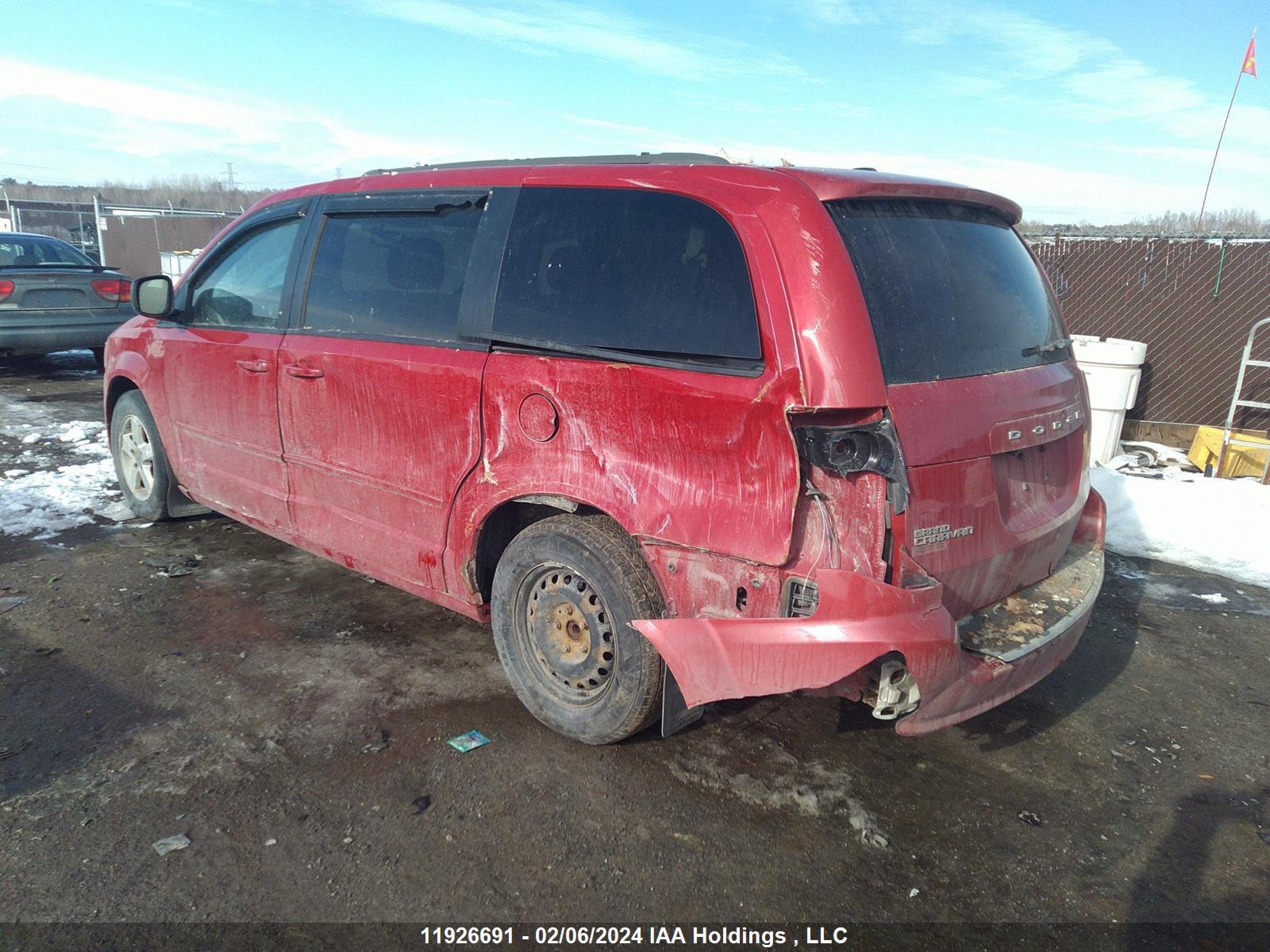 Photo 2 VIN: 2C4RDGBGXCR350213 - DODGE CARAVAN 