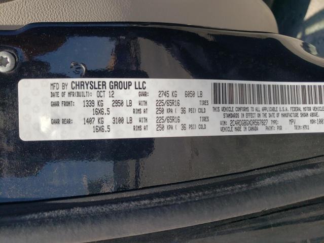 Photo 11 VIN: 2C4RDGBGXDR567827 - DODGE CARAVAN 