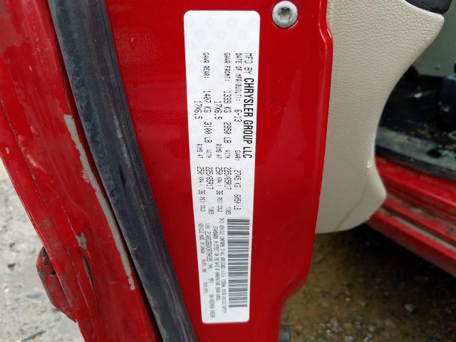 Photo 9 VIN: 2C4RDGBGXDR794595 - DODGE GRAND CARA 