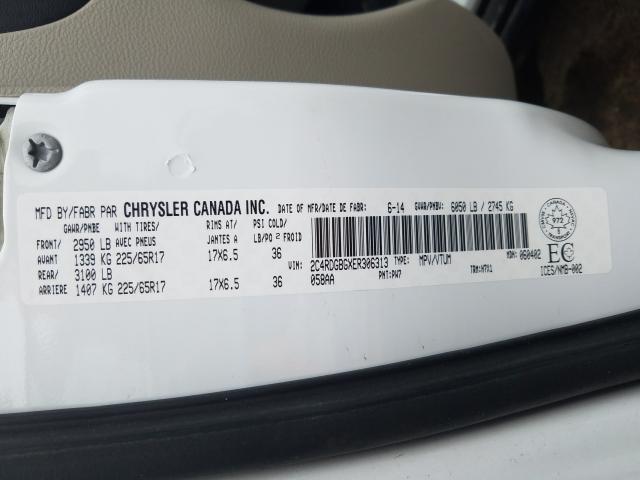 Photo 9 VIN: 2C4RDGBGXER306313 - DODGE GRAND CARA 